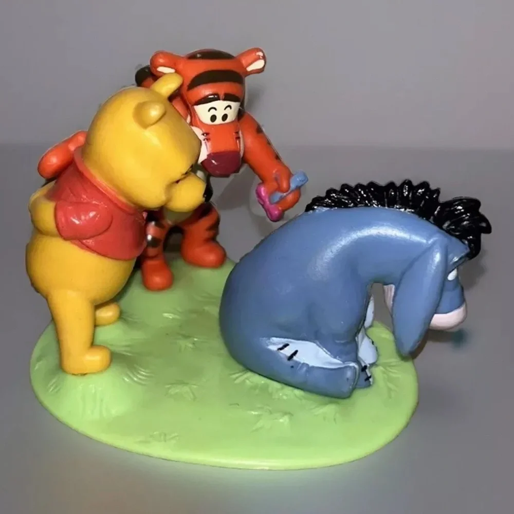 WINNIE THE POOH, TIGGER , EEYORE FIGURINE CAKE TOPPER PARTY SUPPLIES DECOR